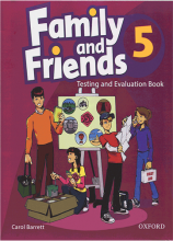 کتاب زبان تست اند اولیشن Family and Friends Test & Evaluation 5