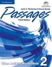 کتاب ویدئو اکتیویتی پسیجز Passages Level 2 video activities 3rd edition