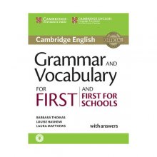 کتاب گرامر اند وکبیولاری فور فرست اند فرست فور اسکول Grammar and Vocabulary for First and First for School