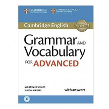 Grammar and Vocabulary for Advanced Book