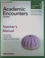 کتاب معلم آکادمیک انکونترز  Academic Encounters Level 1 Teachers Manual Listening and Speaking