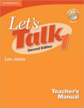کتاب زبان معلم لتس تاک Lets Talk 1 Teachers Manual Second Edition