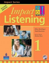 کتاب زبان ایپمکت لسینینگ Impact Listening 1 Student Book