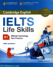 کتاب زبان کمبریج انگلیش آیلتس لایف اسکیلز Cambridge English IELTS Life Skills B1