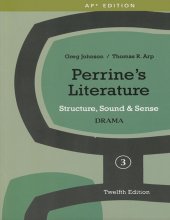 Perrines Literature Structure Sound & Sense Drama 3 Twelfth Edition