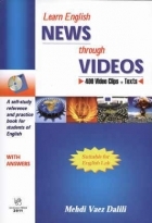 کتاب زبان لرن انگلیش نیوز ترو ویدئوز  Learn English NEWS Through VIDEOS
