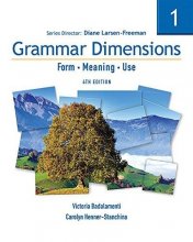 کتاب زبان گرامر دایمنشنز  Grammar Dimensions 1 Form Meaning Use 4th edition
