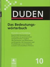 کتاب دیکشنری آلمانی دودن Duden das bedeutungs-wörterbuch band 10