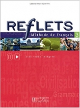 کتاب زبان فرانسه قفله Reflets 3 : Méthode de français + Cahier D'exercices
