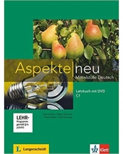 Aspekte neu C1 mittelstufe deutsch lehrbuch + Arbeitsbuch mit audio-cd DVD