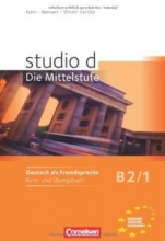 کتاب زبان آلمانی اشتودیو Studio d Die Mittelstufe B2/1 Kurs und Ubungsbuch