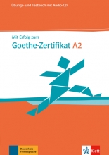 کتاب آزمون آلمانی میت ارفولگ Mit Erfolg Zum Goethe-Zertifikat: Ubungs- Und Testbuch A2