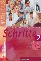 کتاب شریته آلمانی Deutsch als fremdsprache Schritte 2 NIVEAU A 1 2 Kursbuch Arbeitsbuch