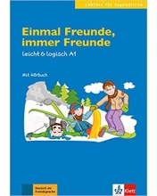 کتاب داستان آلمانی یک بار دوست، همیشه دوست Einmal Freunde, immer Freunde: Buch A1