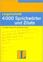 کتاب زبان آلمانی لانگنشایت 4000 اسپریچ ورتر Langenscheidt 4000 Sprichworter Und Zitate