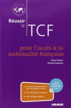 کتاب زبان فرانسه روسیر ل تی سی اف  Reussir le TCF pour l'acces a la nationalite francaise