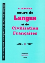 کتاب زبان فرانسه کورس د لانگ Cours De Langue Et De Civilisation Françaises Mauger 2