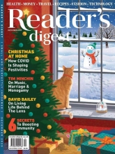 مجله ریدر دایجست Readers Digest Christmas at home December 2020