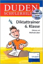 کتاب آلمانی دودن مربی دیکته Duden Schülerhilfen Diktattrainer 6 Klasse