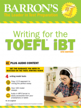 کتاب رایتینگ فور د تافل آی بی تی بارونز Barrons Writing for the TOEFL IBT 6th