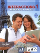 کتاب زبان فرانسوی اینتراکشنز  Interactions 1 - Methode de Francais A1.1