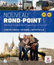 کتاب زبان فرانسوی روند پوینت Nouveau Rond-Point 1 + Cahier