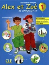 کتاب فرانسه کودکان الکس ات زوئه Alex et Zoe - Niveau 1 - Livre + Cahier d'activite