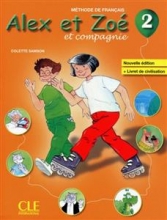 کتاب فرانسه کودکان الکس ات زوئه Alex et Zoe - Niveau 2 - Livre + Cahier d'activite
