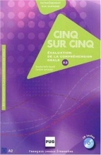 کتاب زبان فرانسه سینک سور سینک  CINQ SUR CINQ, NIVEAU A2 (CD INCLUS)