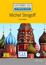 کتاب داستان فرانسوی میشل استروگف Michel Strogoff - Niveau 1/A1 - 2eme edition