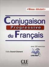 کتاب زبان فرانسه کونژوگزون رنگی Conjugaison progressive du francais - Niveau debutant