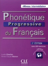 کتاب زبان فرانسه فونتیک پروگرسیو ویرایش دوم Phonetique progressive - intermediaire - 2eme edition