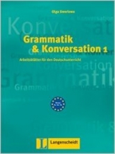 کتاب گرامر و مکالمه آلمانی Grammatik & Konversation 1 Arbeitsblätter für den Deutschunterricht