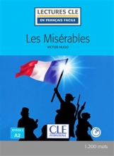 کتاب داستان فرانسوی بینوایان Les miserables - Niveau 2/A2 - 2eme edition