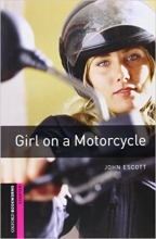 کتاب داستان بوک ورم دختر موتورسوار  Oxford Bookworms Library: Starter Level:: Girl on a Motorcycle