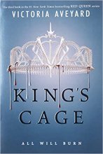 کتاب رمان انگلیسی ملکه سرخ قفس پادشاه جلد سوم  Red Queen Series Book3 . Kings Cage