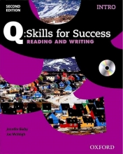 کتاب زبان کیو اسکیلز فور ساکسس ریدینگ اند رایتینگ  Q Skills for Success Intro Reading and Writing 2nd