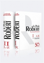 کتاب زبان Dictionnaire Le Petit Robert de la langue française - Édition des 50 ans