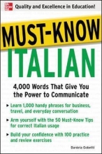 کتاب زبان ماست نو ایتالین  Must Know Italian 4000 Words That Give You the Power to Communicate