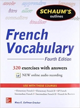 کتاب زبان فرانسوی Schaums Outline of French Vocabulary